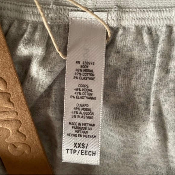 Skims Boyfriend Loose Boxer Light Heather Grey XXS | New with Tags - Picture 11 of 12